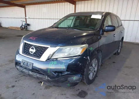 2014 Nissan Pathfinder S из США, поврежденный, VIN 5N1AR2MN5EC706815